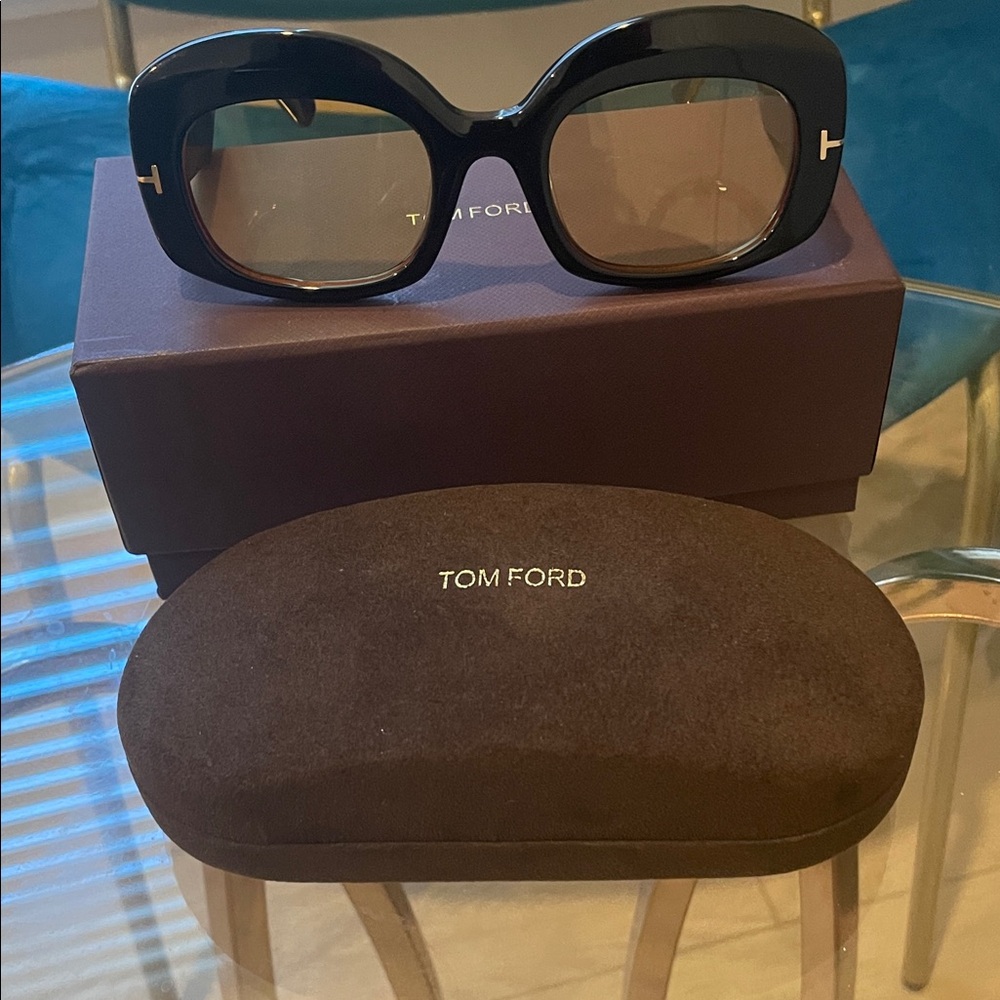 Tom Ford FT1219 Women's Black and Gold Sunglasses